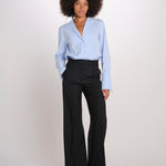 OTTAVIA pantalone dritto con nervatura 673 120 3 quelledue 