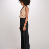 OTTAVIA pantalone dritto con nervatura 673 120 3 quelledue 