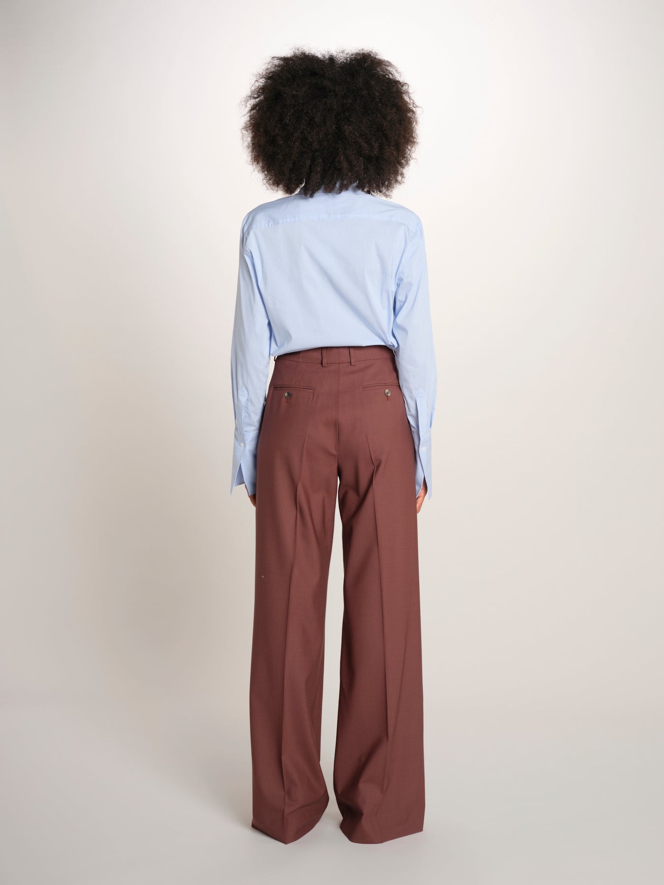 OTTAVIA pantalone dritto con nervatura 673 120 78 quelledue 