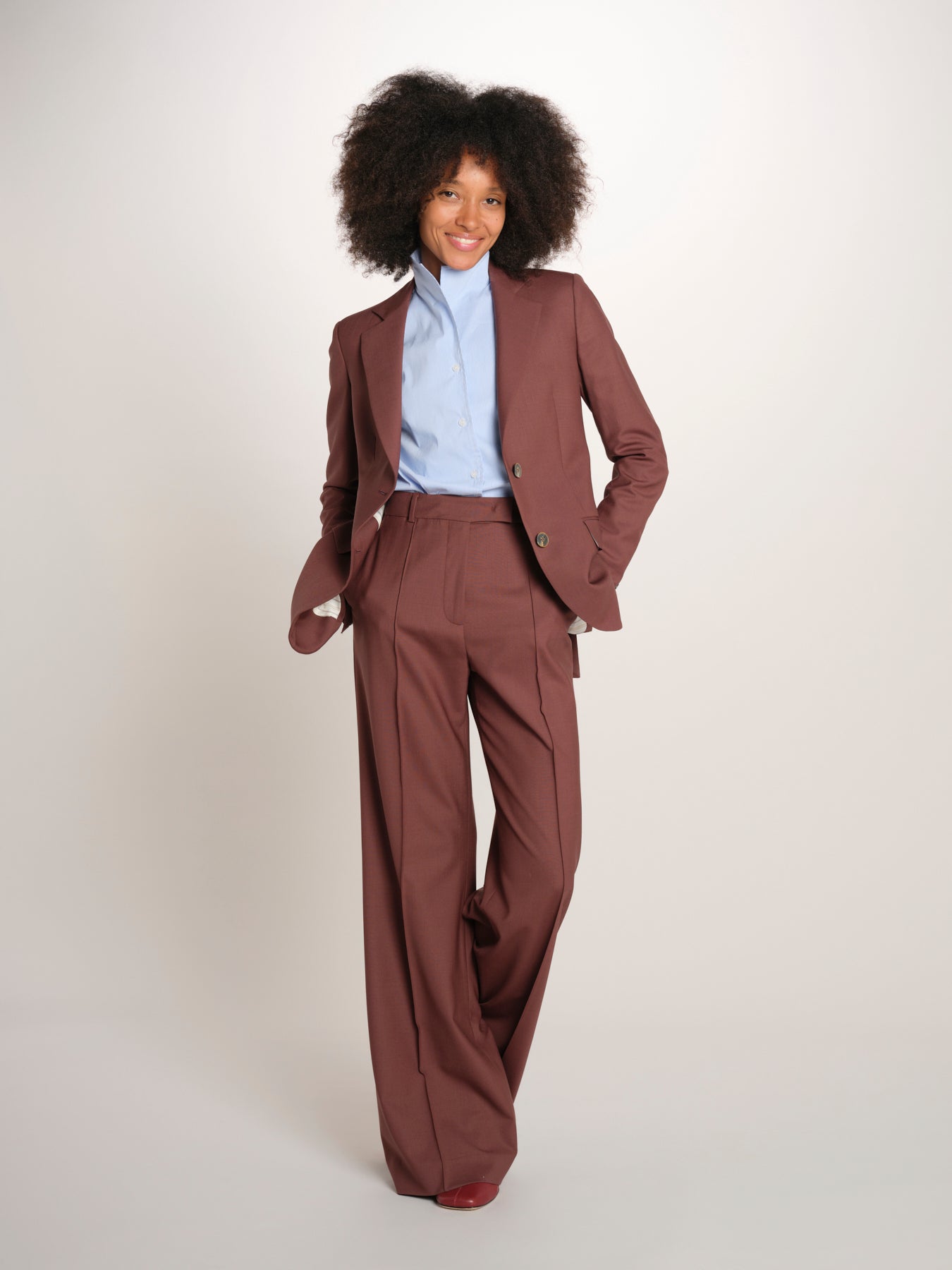 OTTAVIA pantalone dritto con nervatura 673 120 78 quelledue 