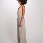 MONIQUE pantalone doppia pinces tela lana 689 339 185 quelledue 