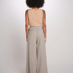 MONIQUE pantalone doppia pinces tela lana 689 339 185 quelledue 