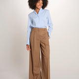 MONIQUE pantalone doppia pinces tela lana 689 339 18 quelledue 