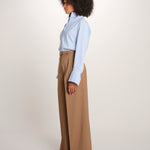 MONIQUE pantalone doppia pinces tela lana 689 339 18 quelledue 