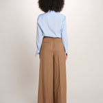 MONIQUE pantalone doppia pinces tela lana 689 339 18 quelledue 