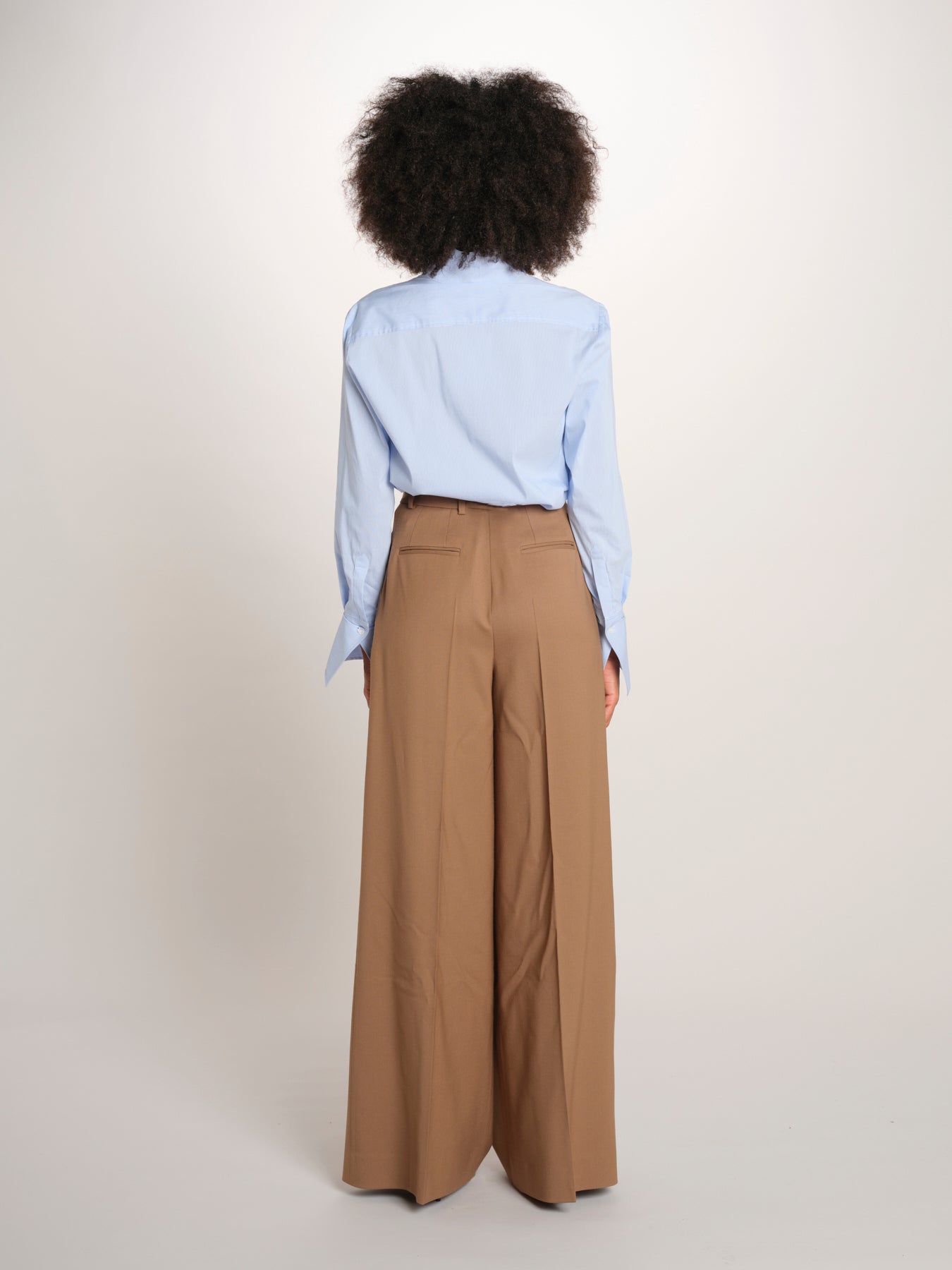 MONIQUE pantalone doppia pinces tela lana 689 339 18 quelledue 