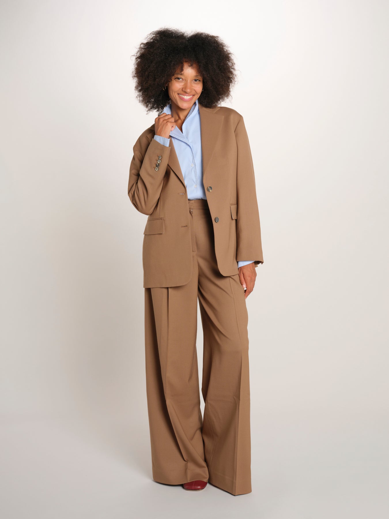 MONIQUE pantalone doppia pinces tela lana 689 339 18 quelledue 