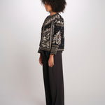 TANIKA giacca ricamata SP26JM049W051 BLACK scarlett poppies 
