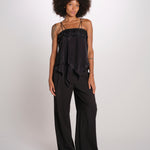 MAELLE top con spalline SP26TM036W019 BLACK scarlett poppies 