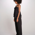 MAELLE top con spalline SP26TM036W019 BLACK scarlett poppies 