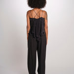 MAELLE top con spalline SP26TM036W019 BLACK scarlett poppies 