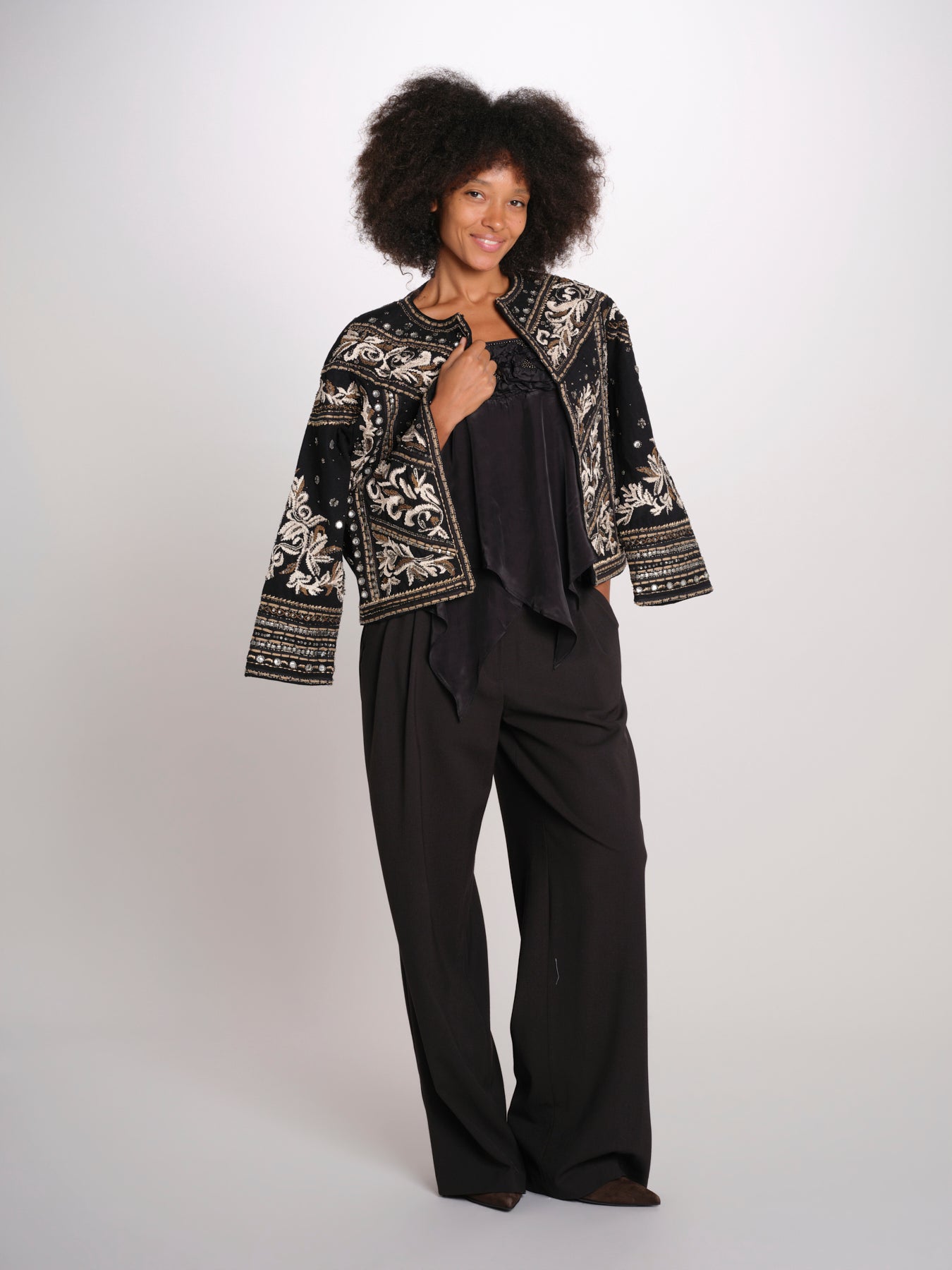 MAELLE top con spalline SP26TM036W019 BLACK scarlett poppies 