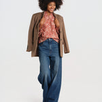 VARA camicia stampa SPVAR0012 RED scarlett poppies 