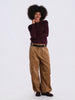 JANE t-shirt manica corta jacquard rombi