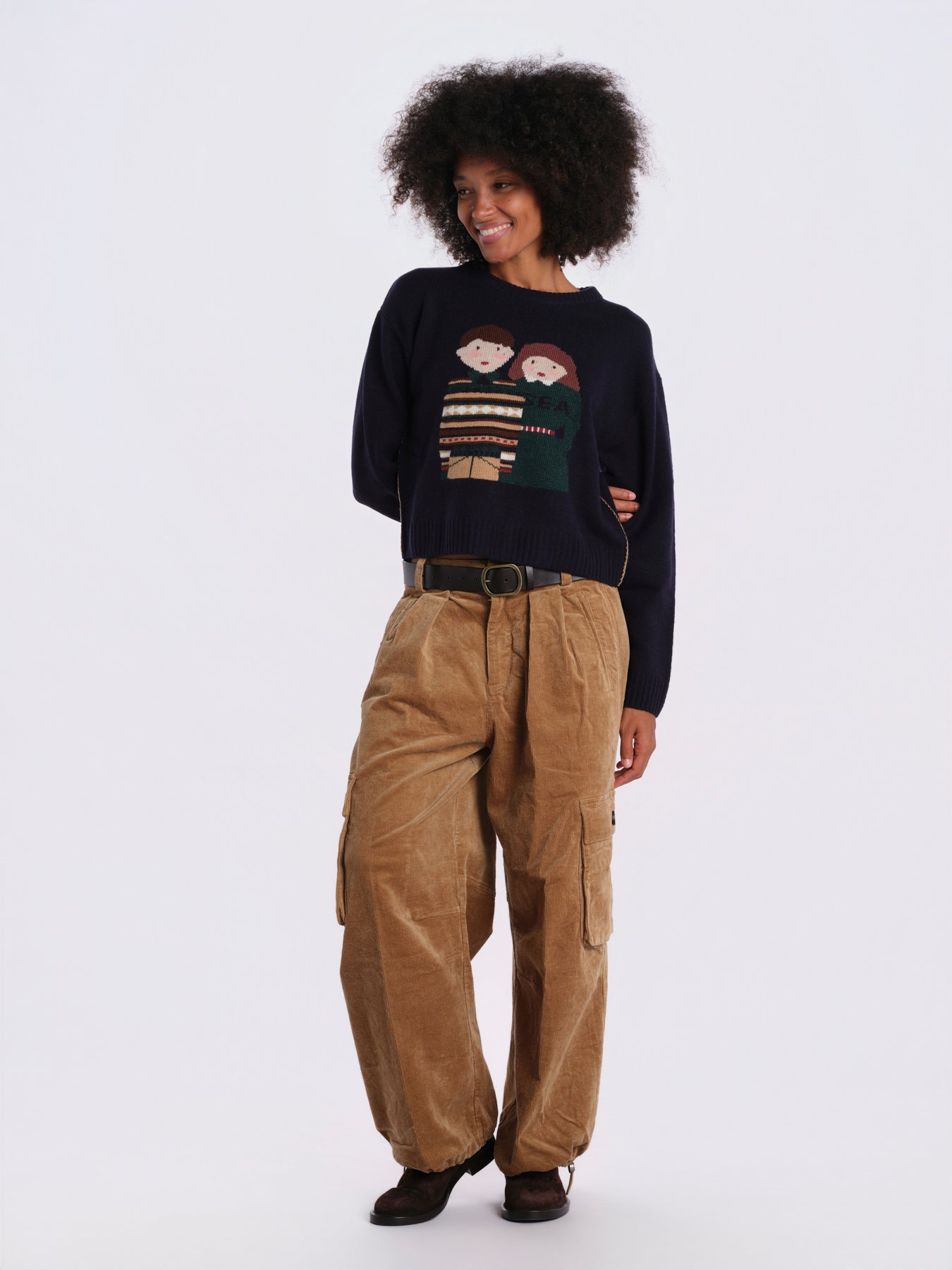 PATTON maglia con bambolini AW26-033 MULTI sea ny 