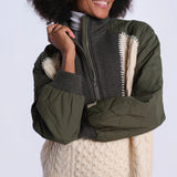 ALLEN parka zip + maglia AW26-067 ARMY sea ny 
