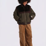 MARTA bomber pelo AW26-107 ARMY sea ny 