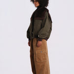 MARTA bomber pelo AW26-107 ARMY sea ny 
