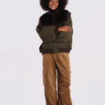 MARTA bomber pelo AW26-107 ARMY sea ny 