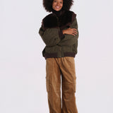 MARTA bomber pelo AW26-107 ARMY sea ny 
