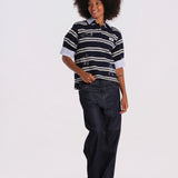 MINA polo righe AW26-108 NAVY sea ny 
