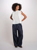 ELEANNORA top con foglie laserate