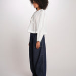 ELIZA camicia manica lunga con plastron PF26-111 WHITE sea ny 