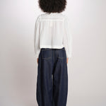 ELIZA camicia manica lunga con plastron PF26-111 WHITE sea ny 