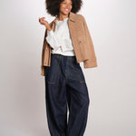 ELIZA camicia manica lunga con plastron PF26-111 WHITE sea ny 