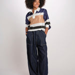JIULIET polo seta righe PF26-129 MULTI sea ny 