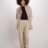 ILSE EIT pantalone con pinces flanella ILSE EIT DUNE serie v 