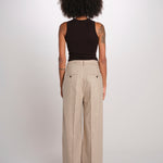 ILSE EIT pantalone con pinces flanella ILSE EIT DUNE serie v 