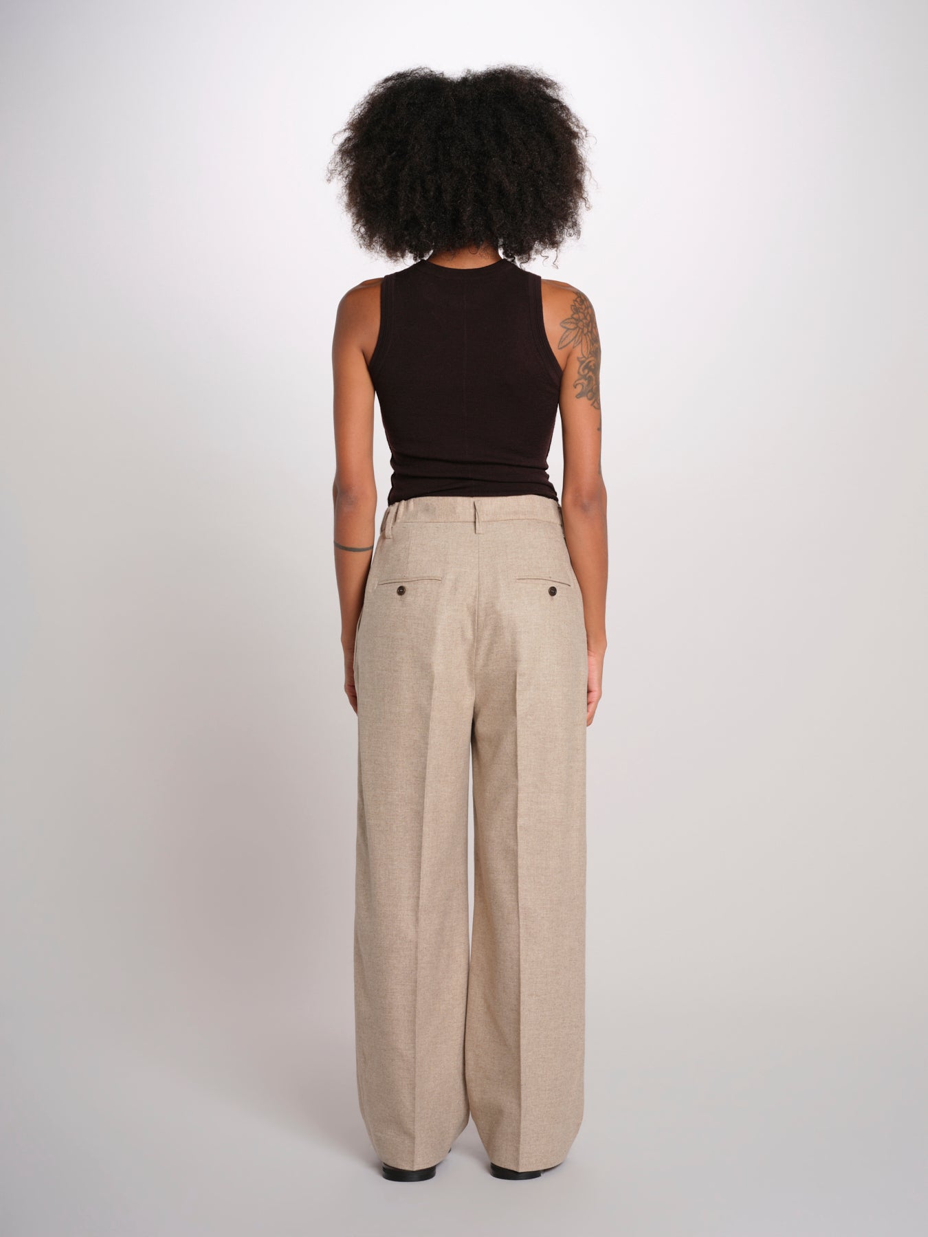 ILSE EIT pantalone con pinces flanella ILSE EIT DUNE serie v 