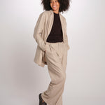 ILSE EIT pantalone con pinces flanella ILSE EIT DUNE serie v 
