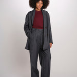 ILSE JOZ pantalone con pinces gessato ILSE JOZ PINSTRIPE serie v 