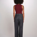 ILSE JOZ pantalone con pinces gessato ILSE JOZ PINSTRIPE serie v 