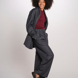 ILSE JOZ pantalone con pinces gessato ILSE JOZ PINSTRIPE serie v 