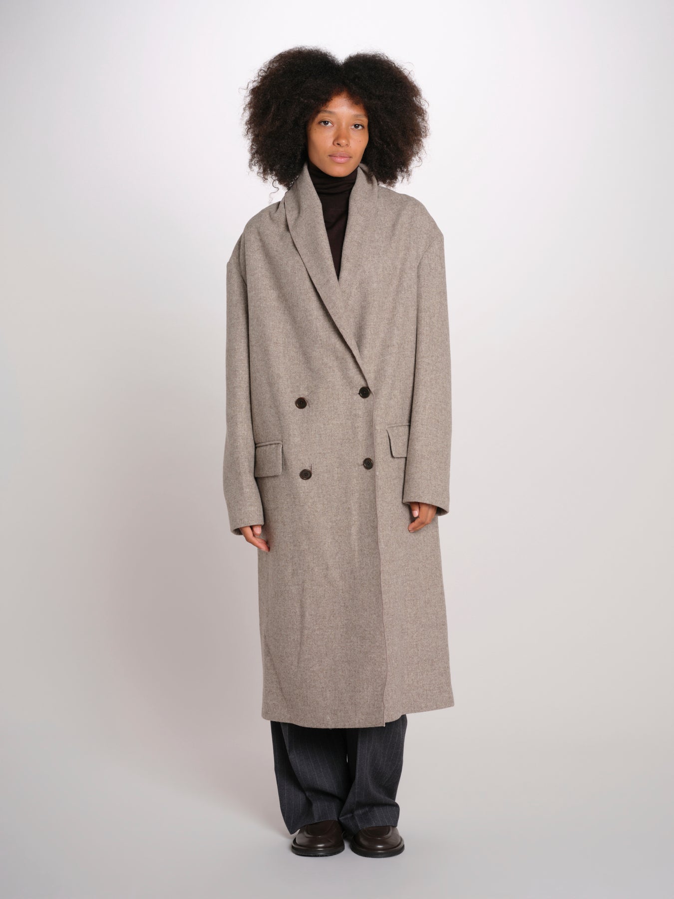 LOTTE VIL cappotto sfoderato flanella leggera LOTTE VIL MUSHROOM serie v 