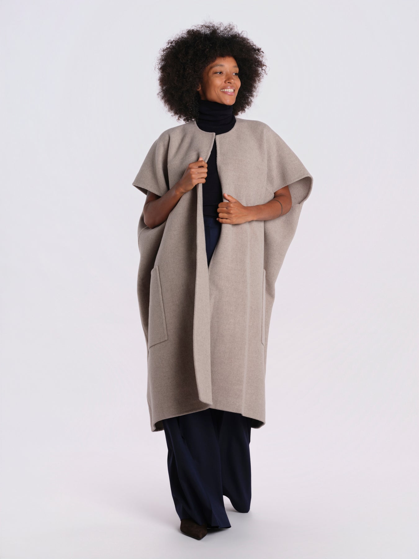CIOVO gilet over double W26-CIOVO-WBLA- 01 sofie d'hoore 