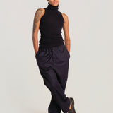 PINOT pantalone dritto con elastico flanella leggera W26-PINOT-WOLI- 03 sofie d'hoore 