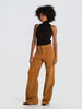 CLARA pantalone dritto velluto millerighe