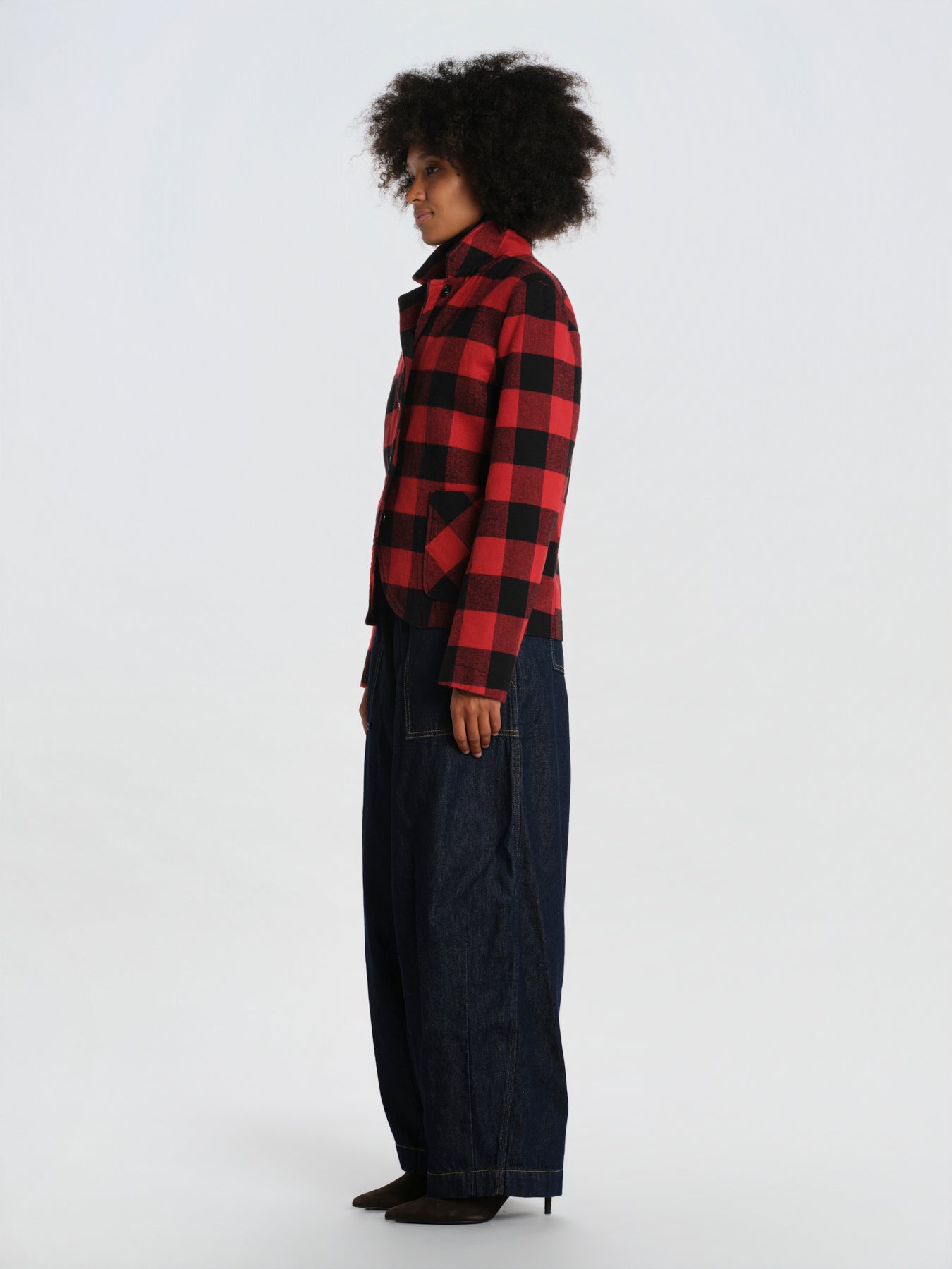 COLE  giacca quadri COLE JPANESE RED true avenue 