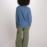 DALLAS camicia denim con automatici DALLAS LIGHTDENIM MEDIUMWASH true avenue 