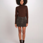 MINI minigonna velluto rocciatore MINI CORDUROY BROWN true avenue 