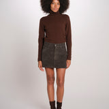 MINI minigonna velluto rocciatore MINI CORDUROY BROWN true avenue 