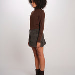 MINI minigonna velluto rocciatore MINI CORDUROY BROWN true avenue 
