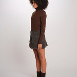 MINI minigonna velluto rocciatore MINI CORDUROY BROWN true avenue 