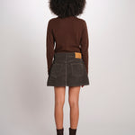 MINI minigonna velluto rocciatore MINI CORDUROY BROWN true avenue 