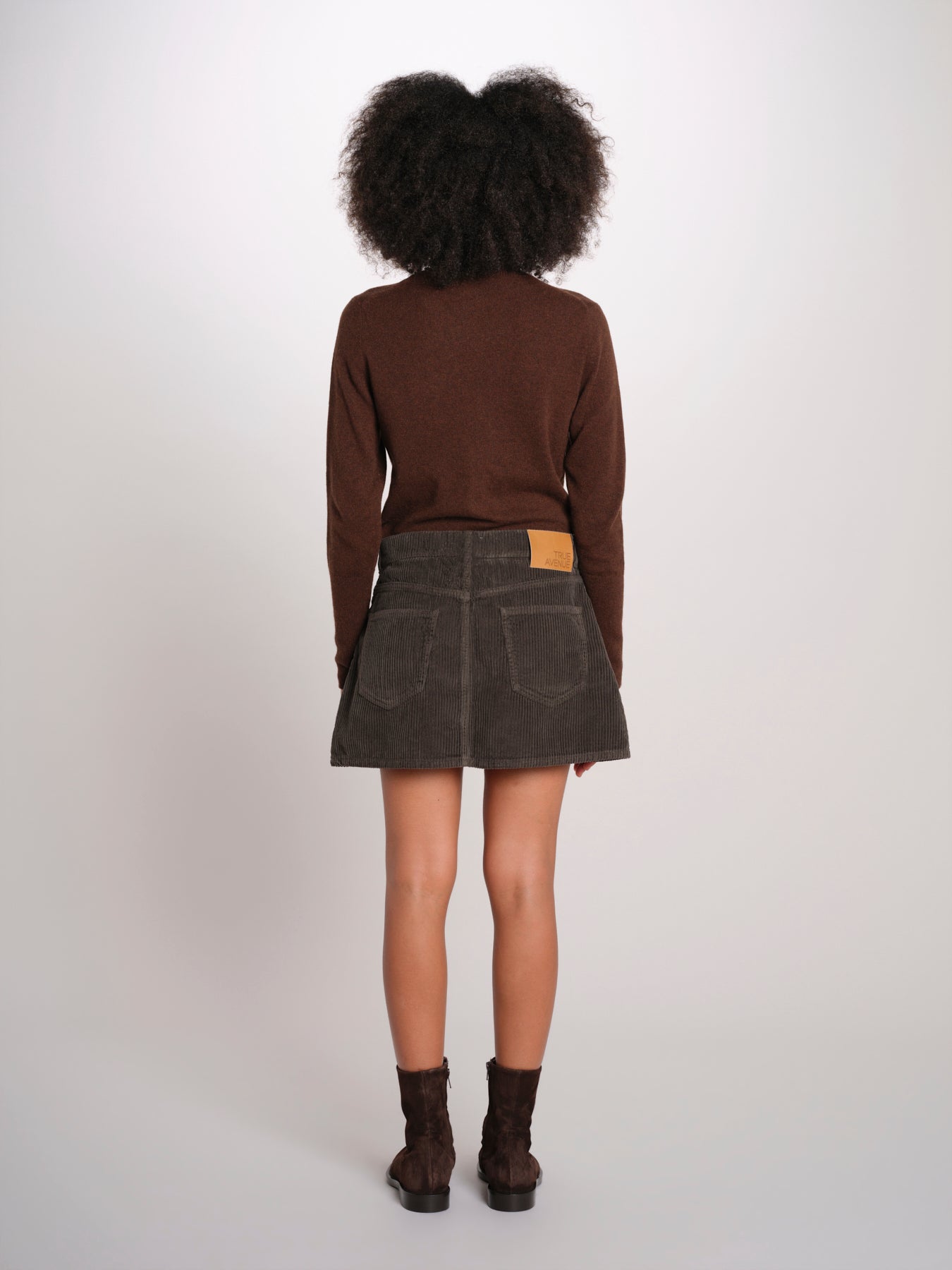 MINI minigonna velluto rocciatore MINI CORDUROY BROWN true avenue 