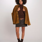 MINI minigonna velluto rocciatore MINI CORDUROY BROWN true avenue 